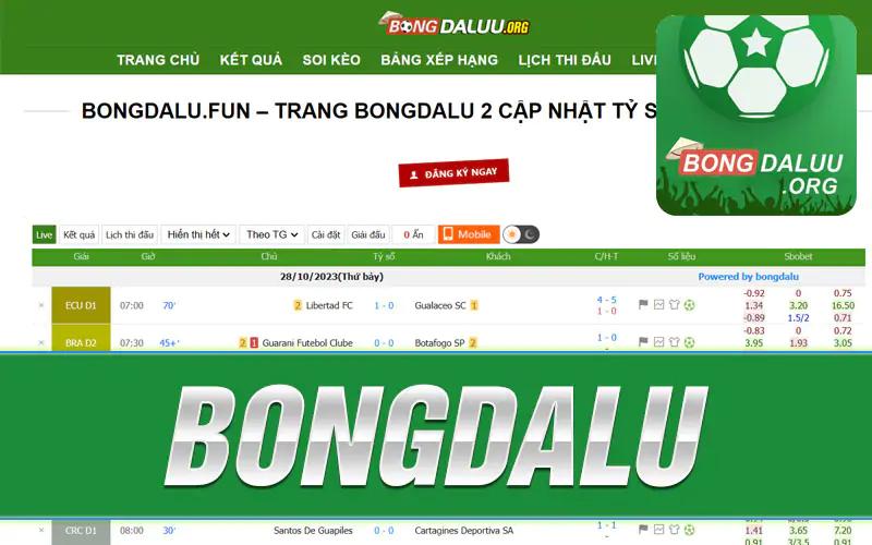 Giới thiệu về trang web Bongdalu